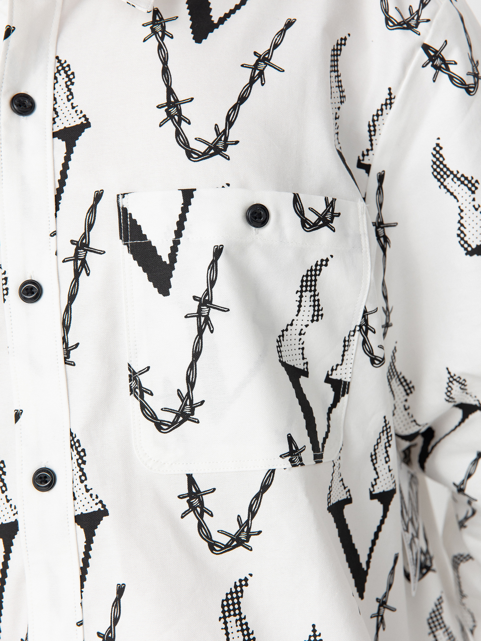 Volcom Shirt Fergadelic Woven Ls (white)