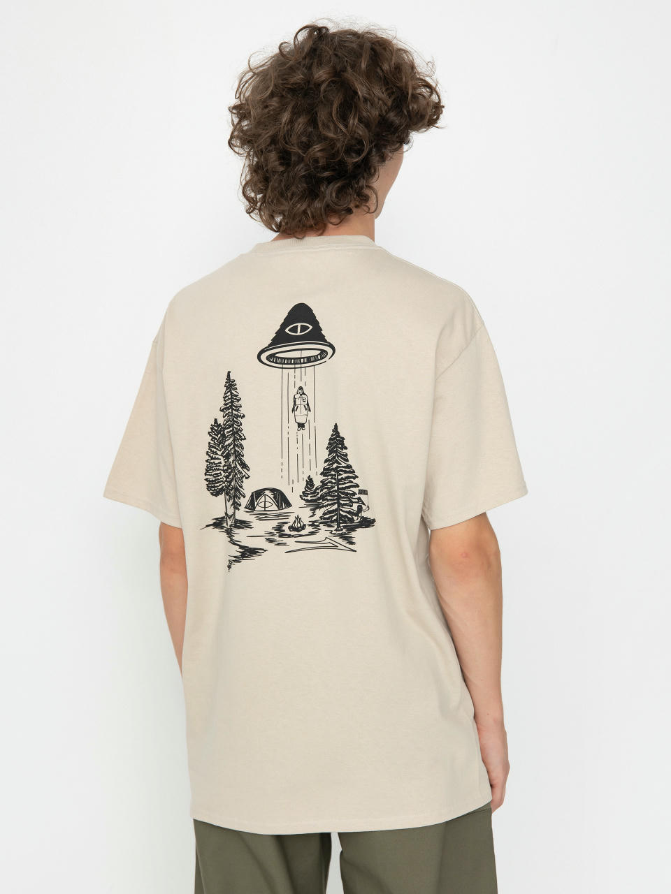 Lakai T-Shirt X Poler Abducted (light sand)