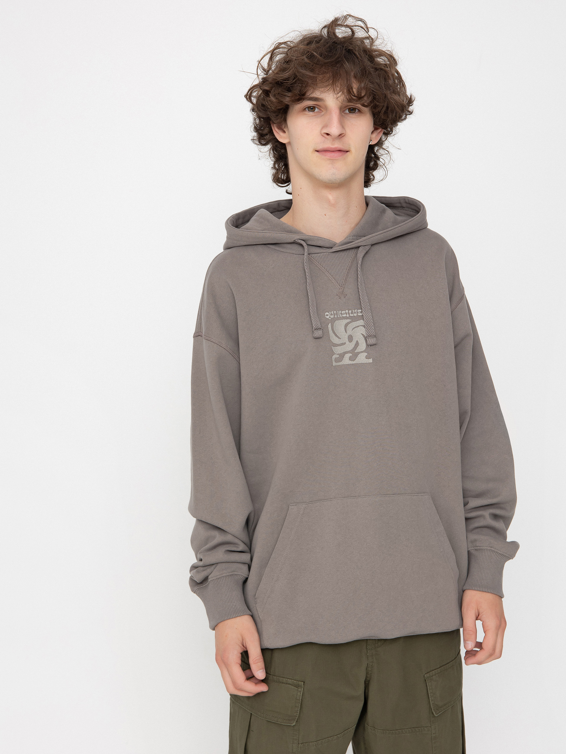 Quiksilver Garment Dye HD Hoodie (canteen)