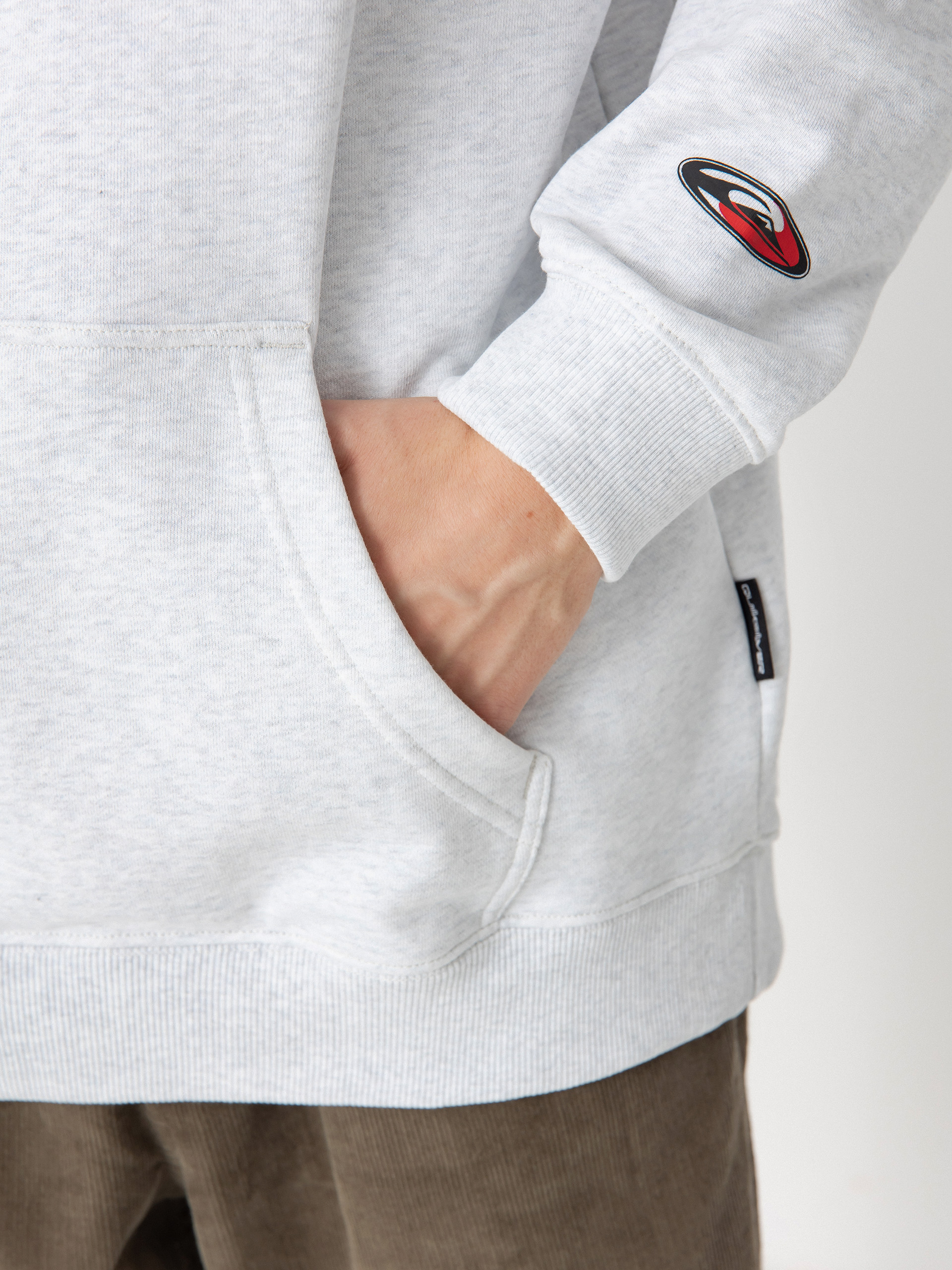 Quiksilver Griffin HD Hoodie (white marble heather)