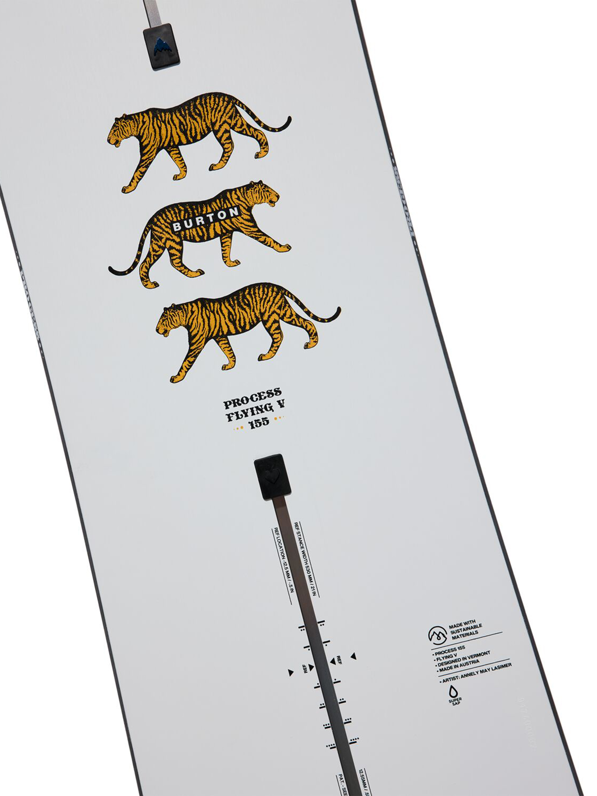 Burton Snowboard Process Flying V - white