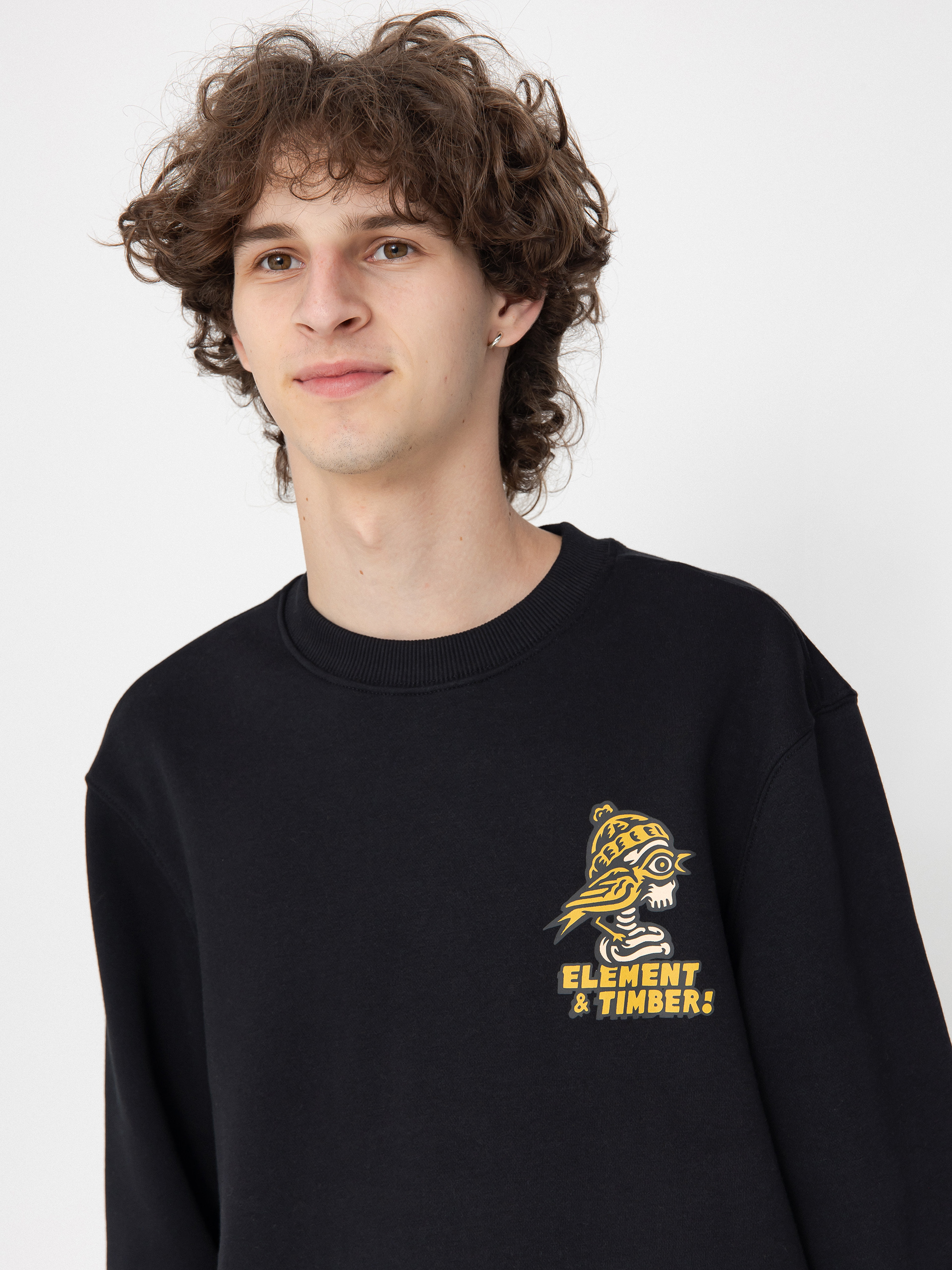 Element Birds Eye Crew Sweatshirt (flint black)