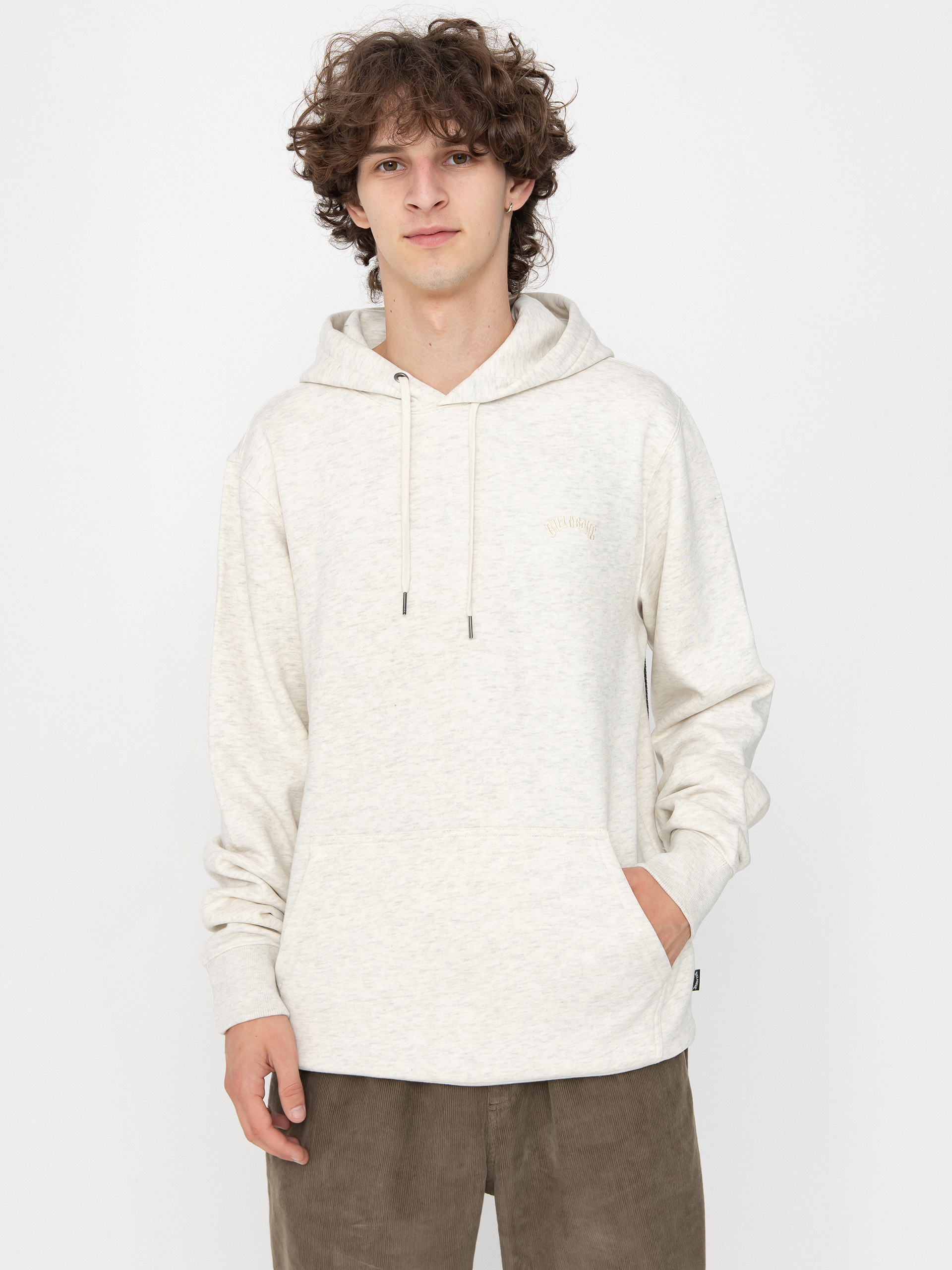 Billabong Arch HD Hoodie beige oatmeal heather