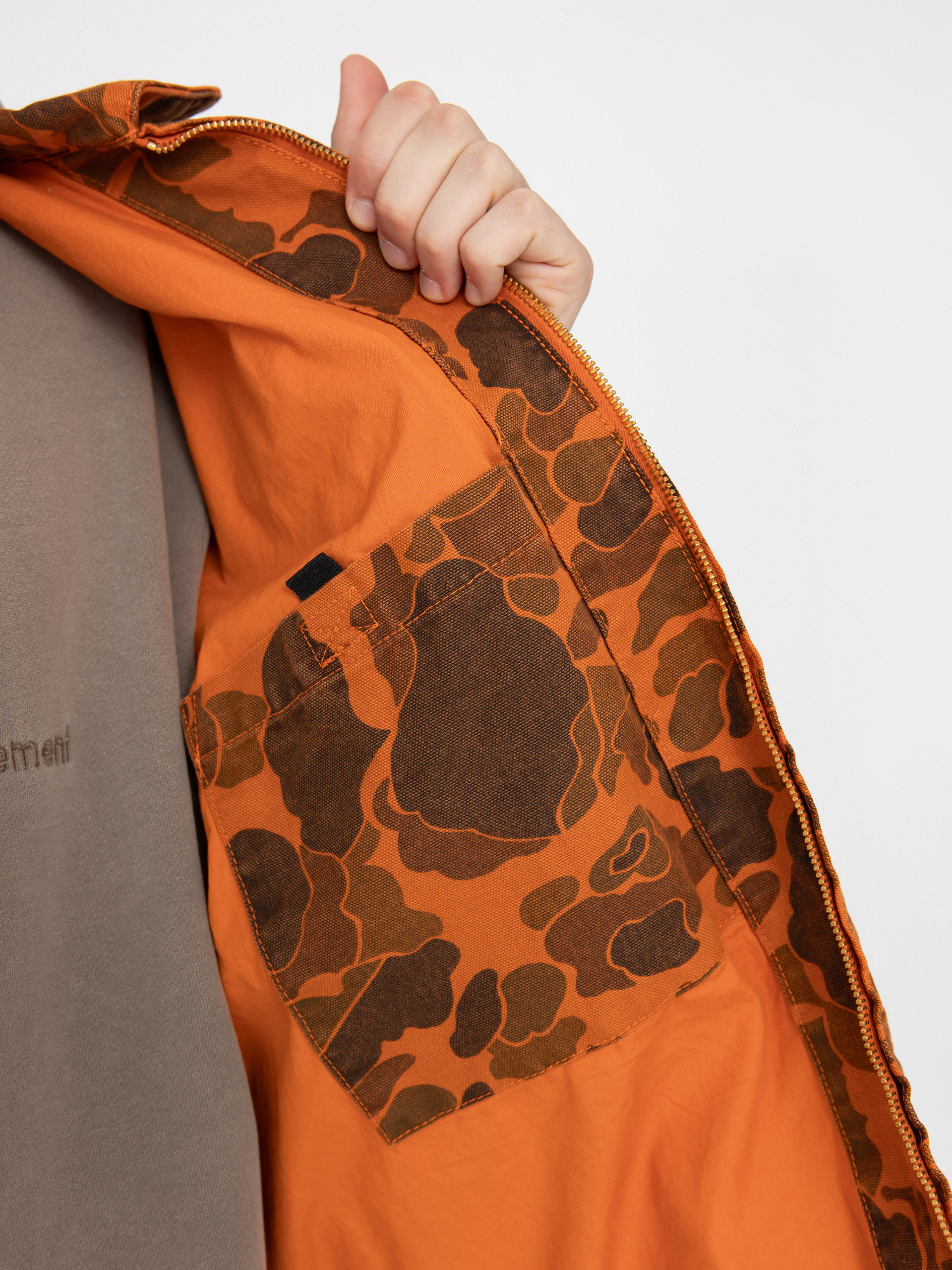 Carhartt WIP Duck Detroit Jacke (camo duck/green/turmeric)