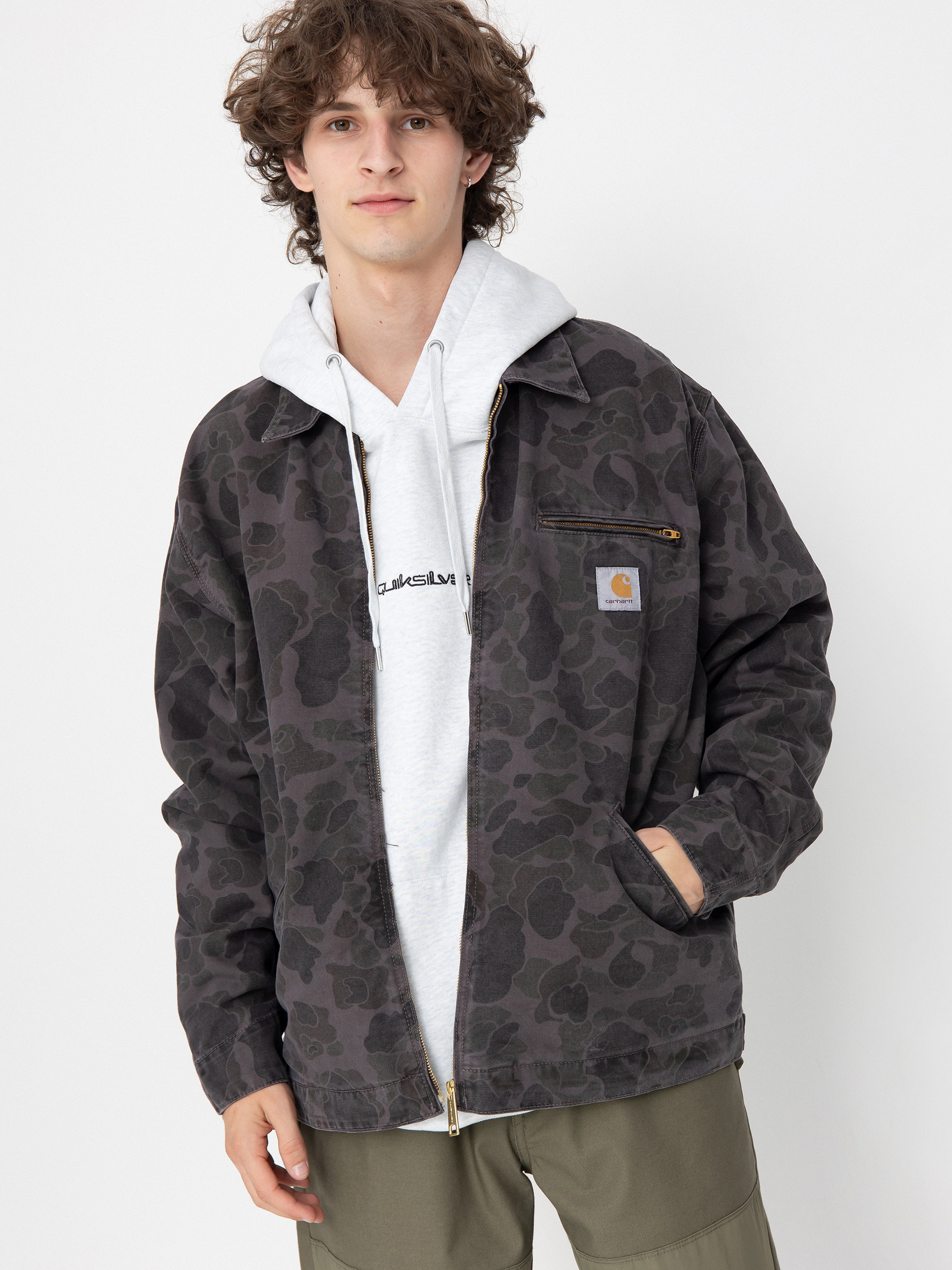 Carhartt WIP Duck Detroit Jacke (camo duck/green/graphite)