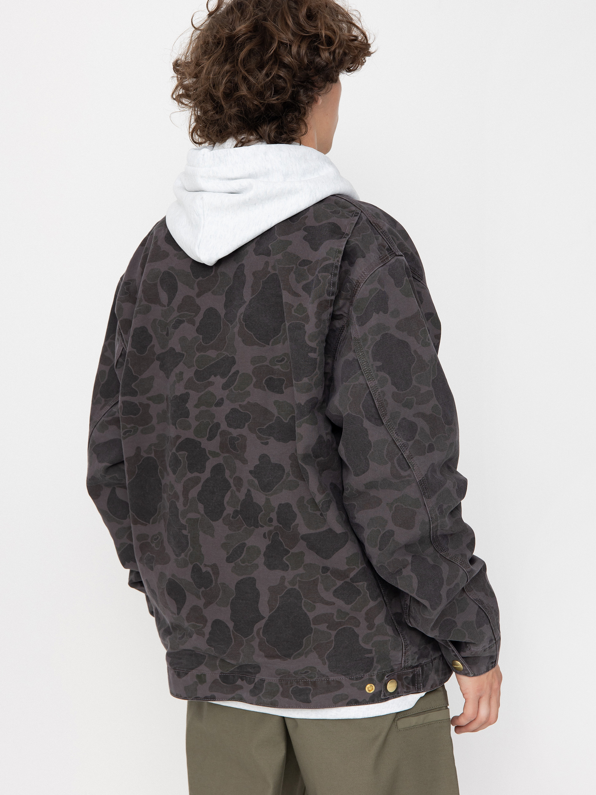 Carhartt WIP Duck Detroit Jacke (camo duck/green/graphite)