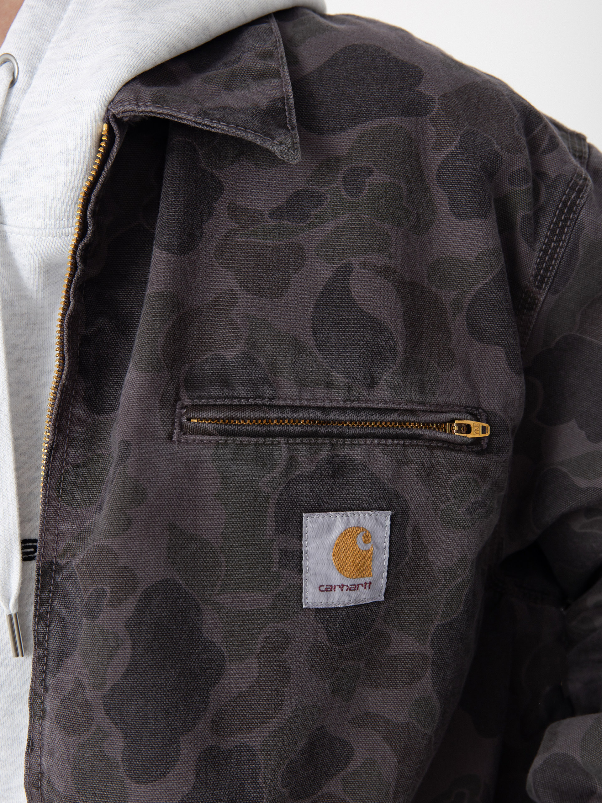 Carhartt WIP Duck Detroit Jacke (camo duck/green/graphite)