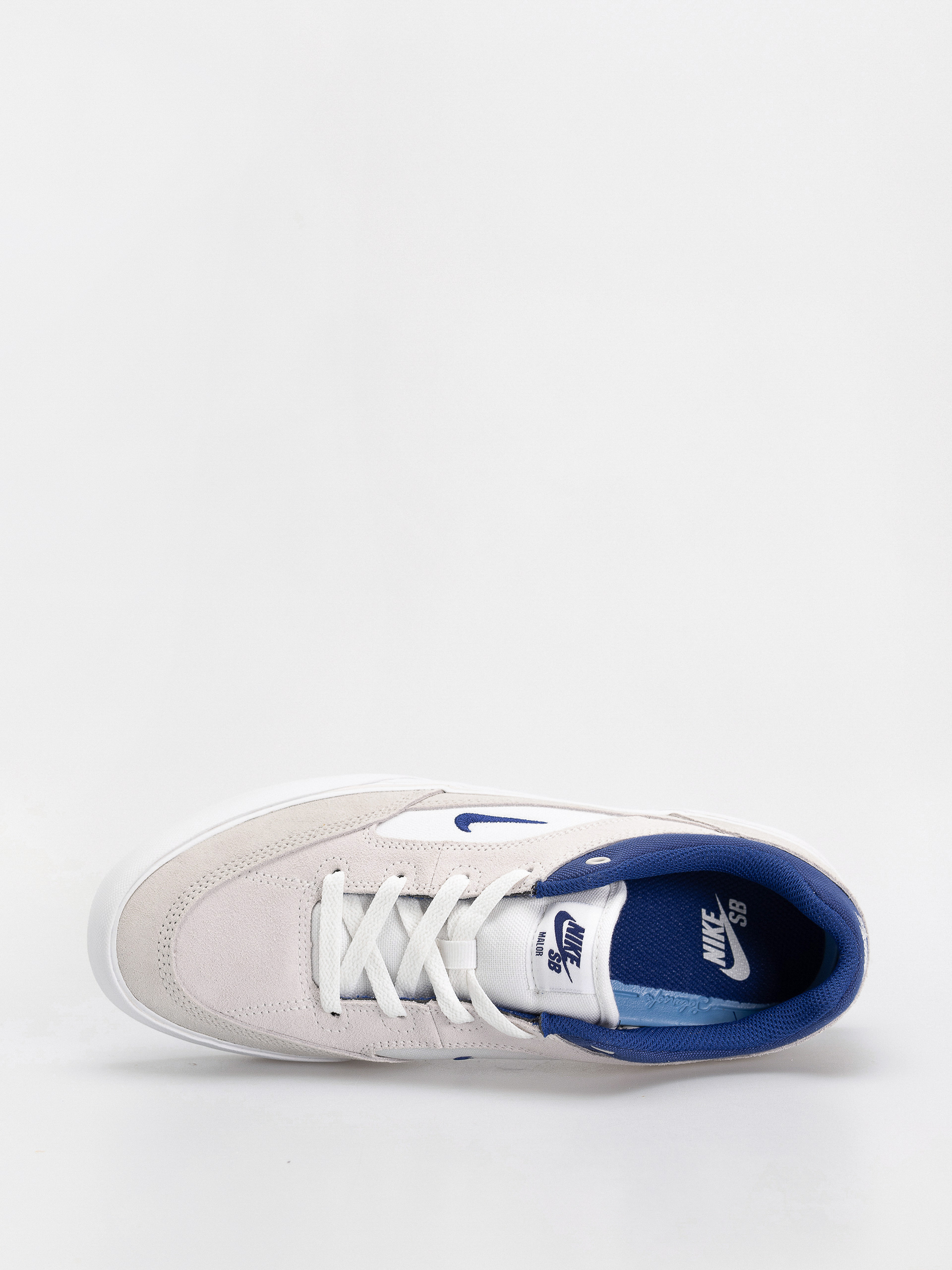 Nike SB Schuhe Malor (white/deep royal blue platinum tint)