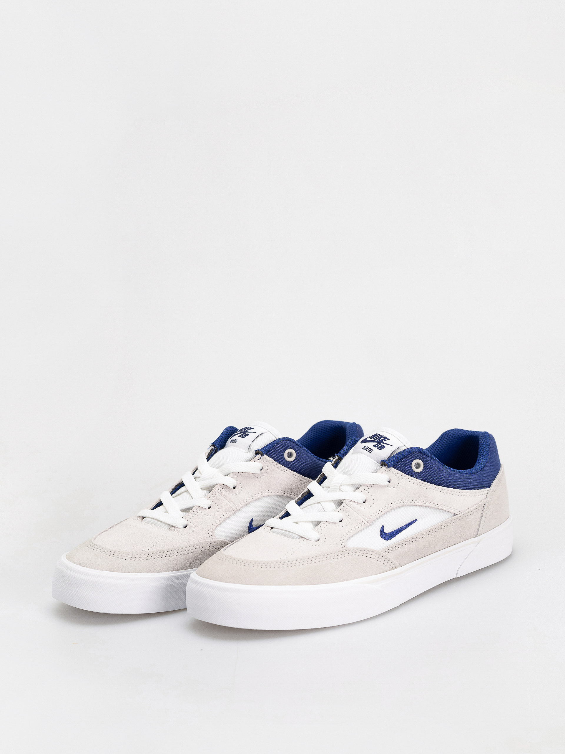 Nike SB Schuhe Malor (white/deep royal blue platinum tint)