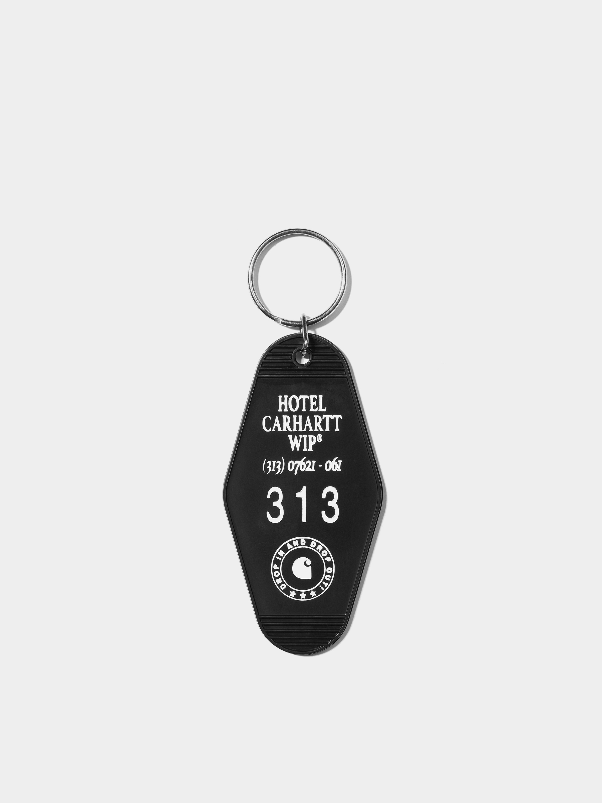 Carhartt WIP Keychain Hotel Keys (black/white)