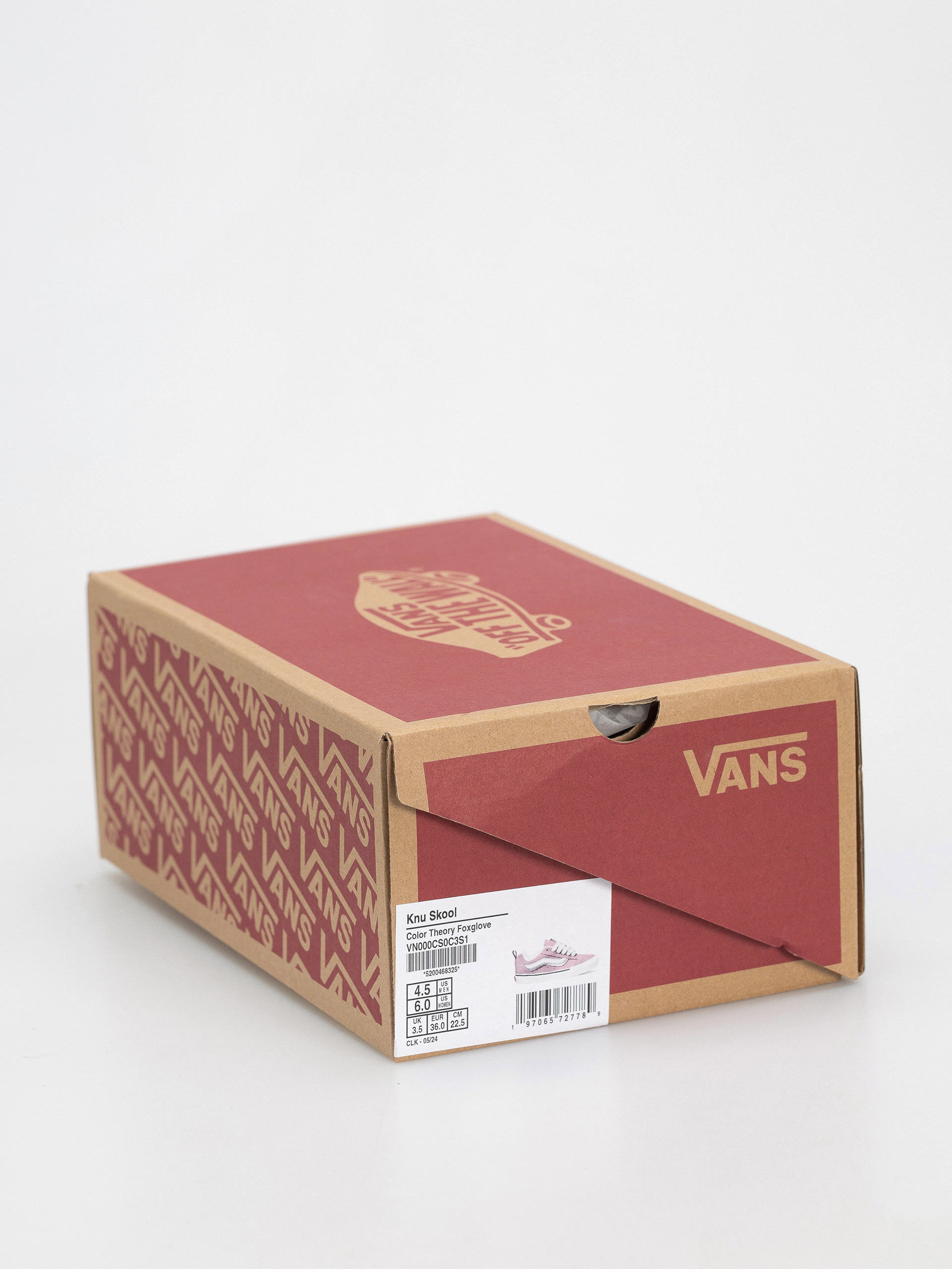Vans Knu Skool Shoes (color theory foxglove)