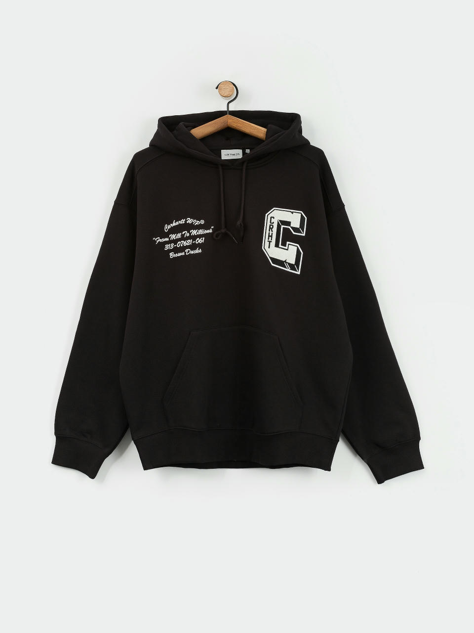 Carhartt WIP Brown Ducks HD Hoodie (black)