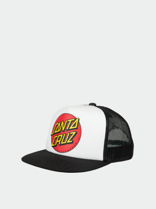 Santa Cruz Cap Classic Dot Snapback (white/black/red)