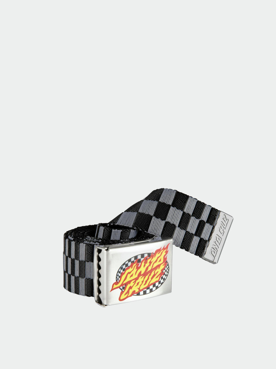 Santa Cruz Gürtel Oval Check Flame (black check)