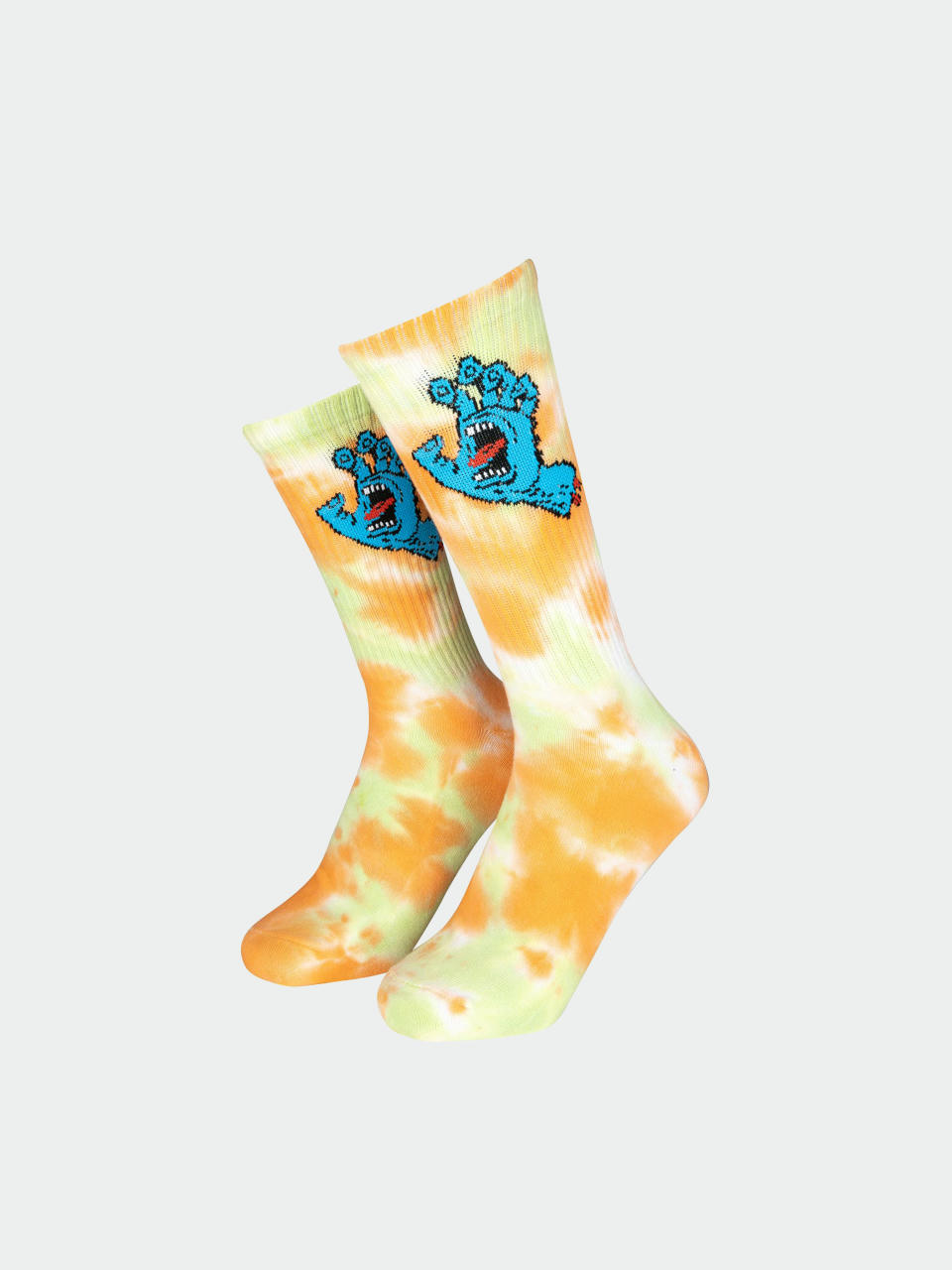 Santa Cruz Socks Screaming Hand Tie Dye (washed apricot tie dye)