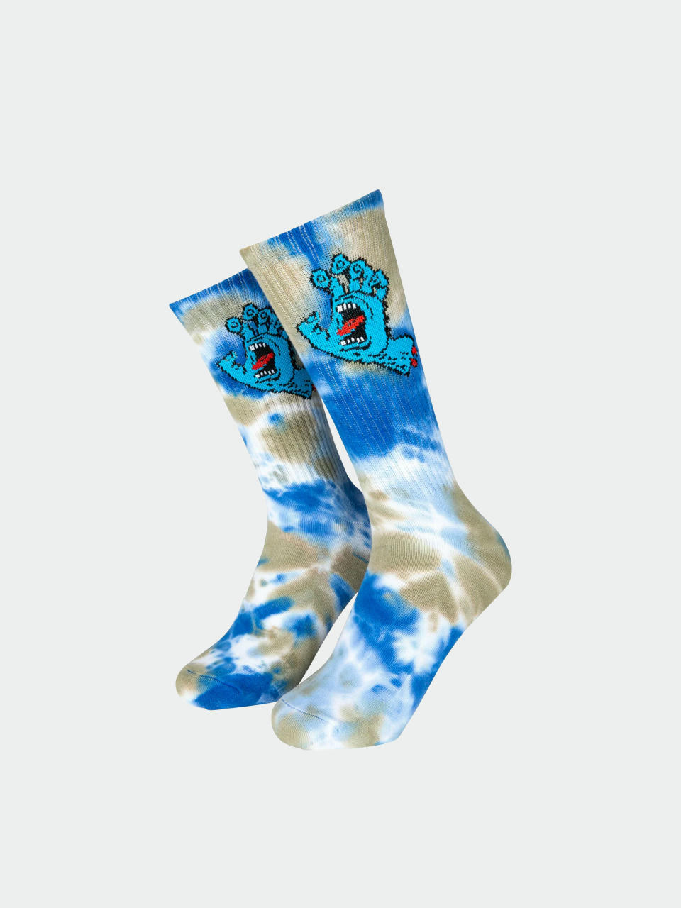 Santa Cruz Socken Screaming Hand Tie Dye (ultramarine tie dye)