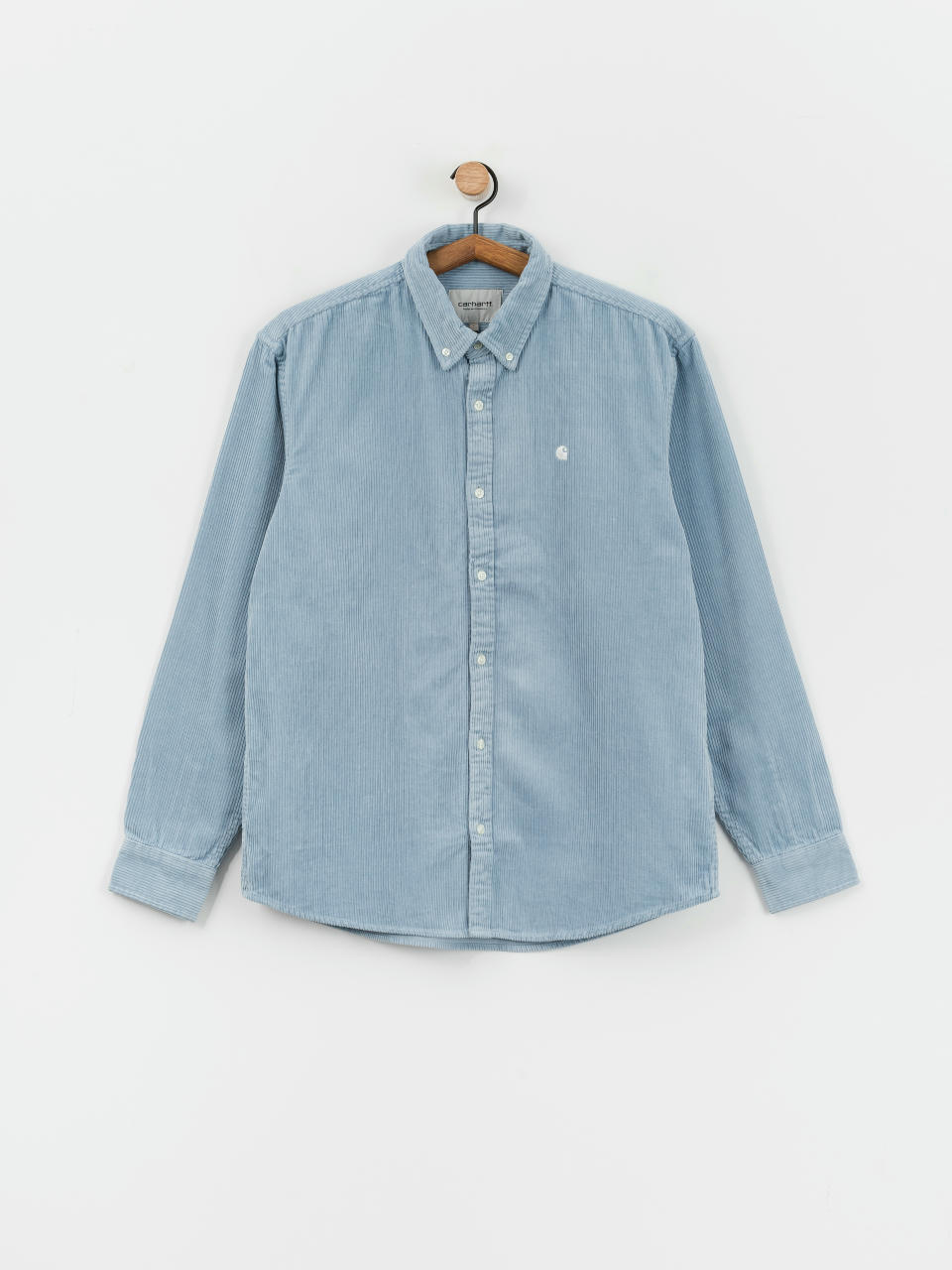 Carhartt WIP Madison Cord Hemd (dusty ice/wax)