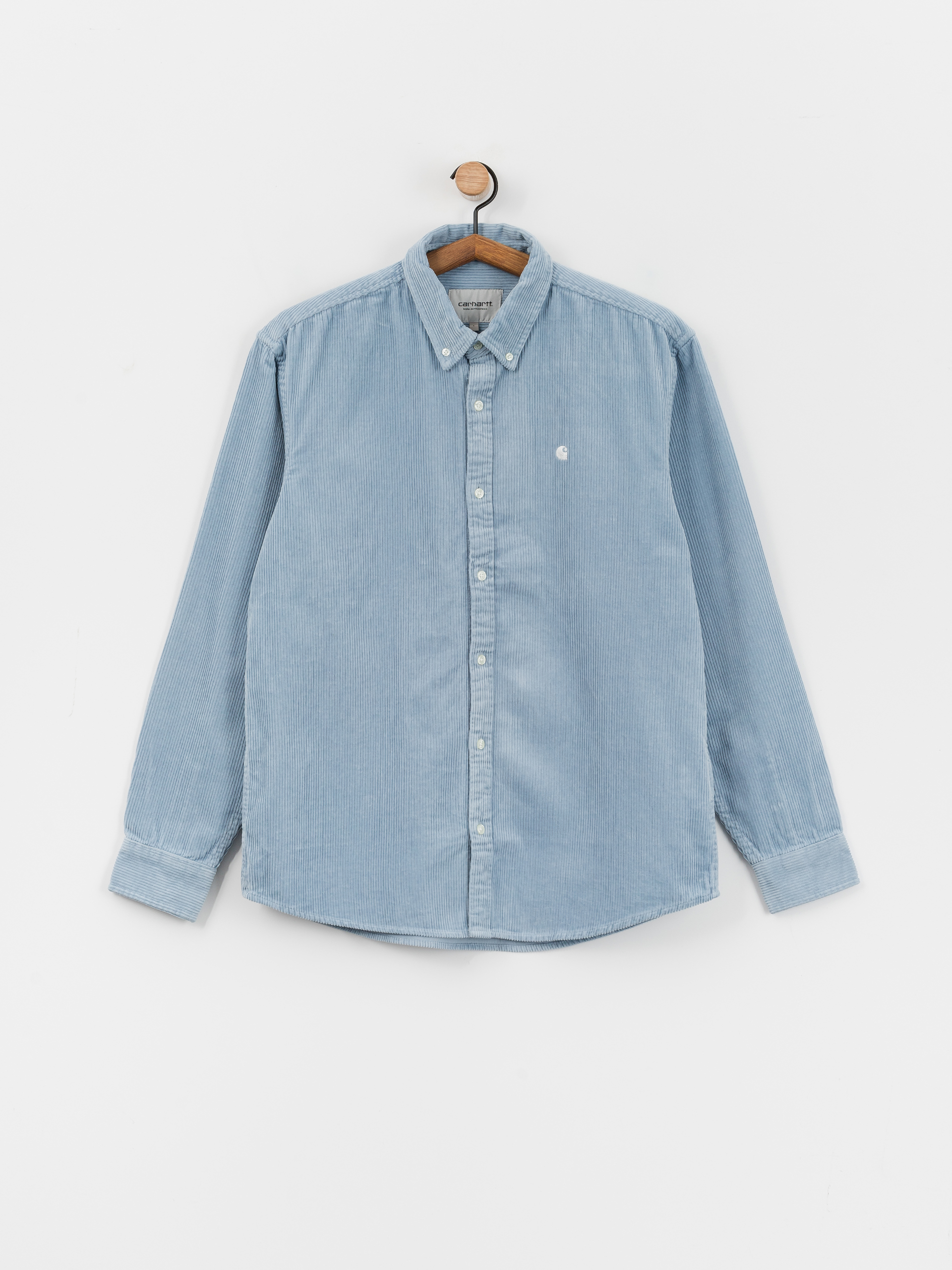 Carhartt WIP Madison Cord Shirt - transparent (dusty ice/wax)