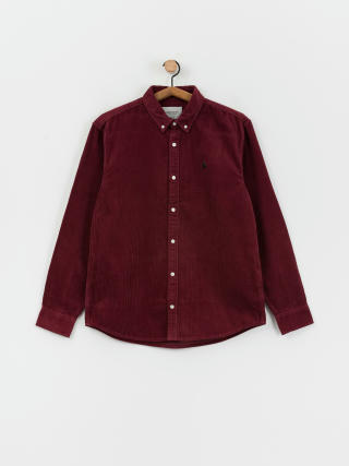 Carhartt WIP Madison Cord Hemd (malbec/black)