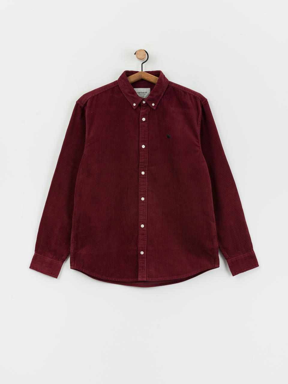 Carhartt WIP Madison Cord Hemd (malbec/black)