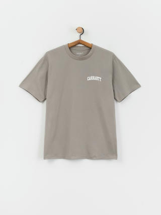 Carhartt WIP University Script T-Shirt (misty grey/white)