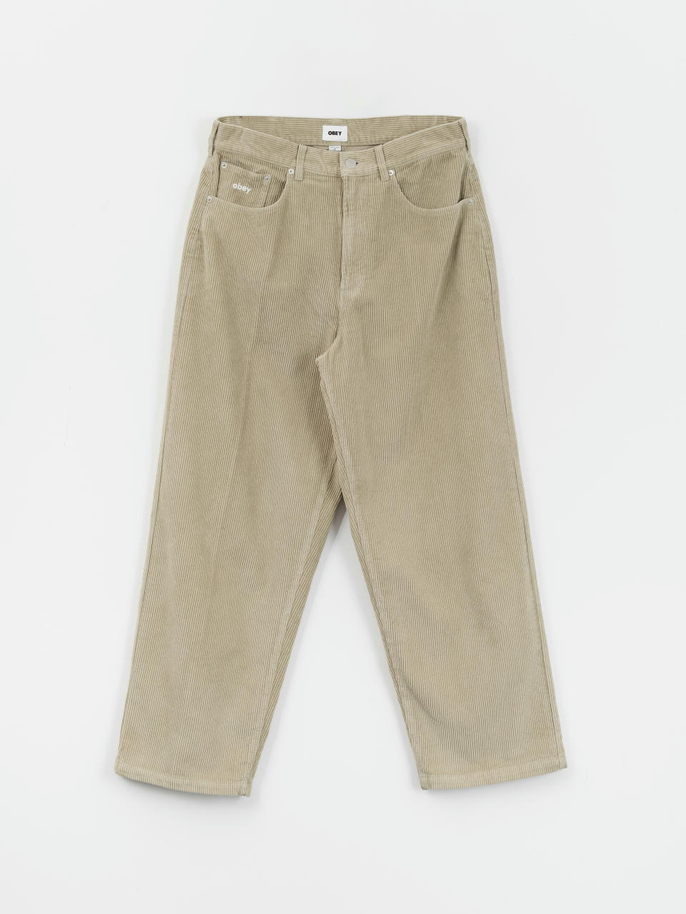 OBEY Bigwig Baggy Corduroy Hose (abbey stone)