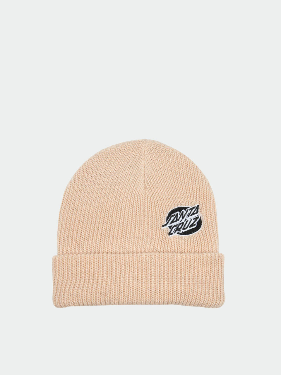 Santa Cruz Beanie Mono Lined Oval Dot (chalk)