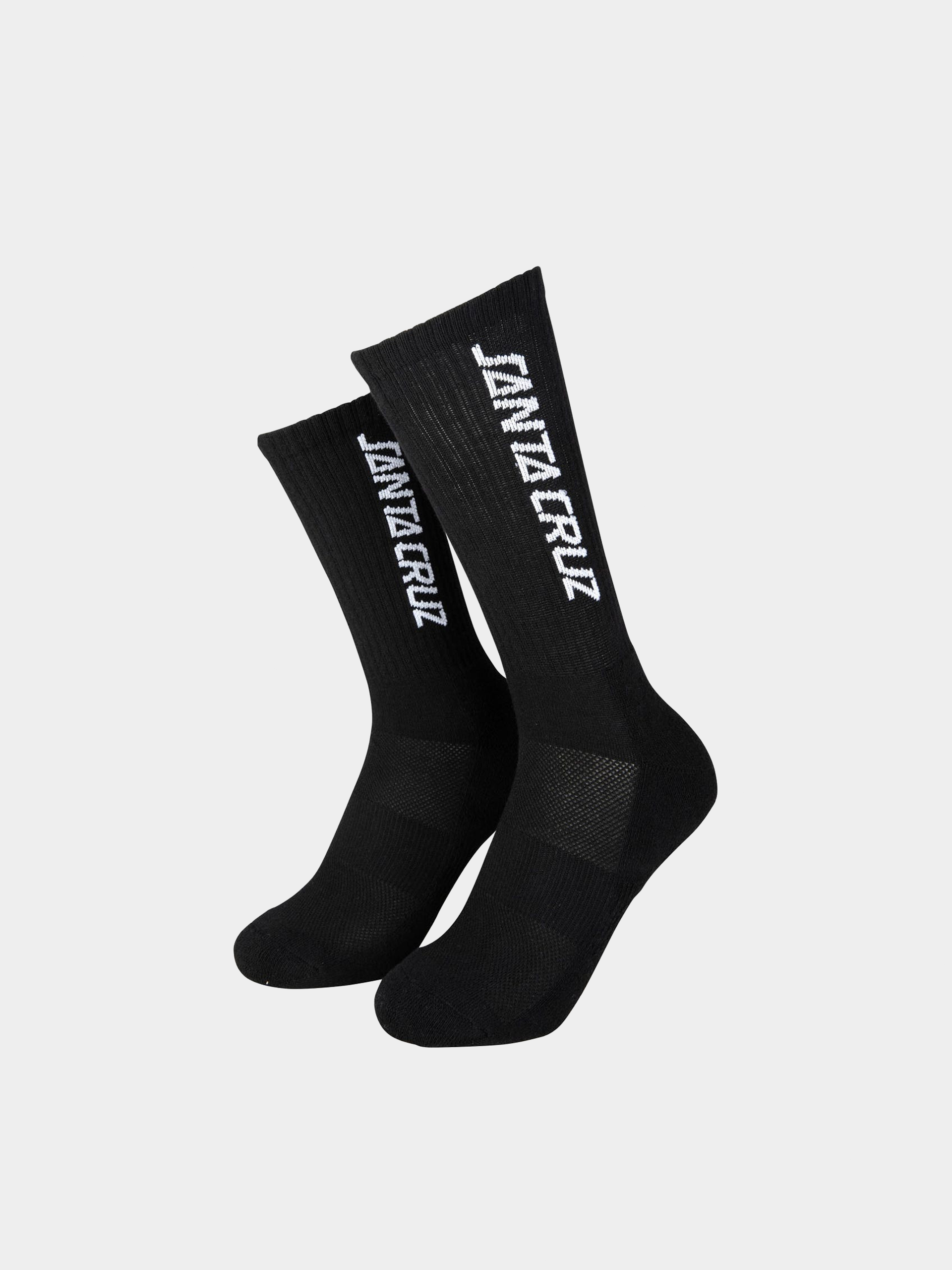 Santa Cruz Socks Strip (black)