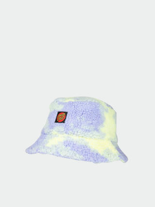 Santa Cruz Cap Classic Dot Sherpa Bucket Hat Wmn (purple/yellow tie dye)