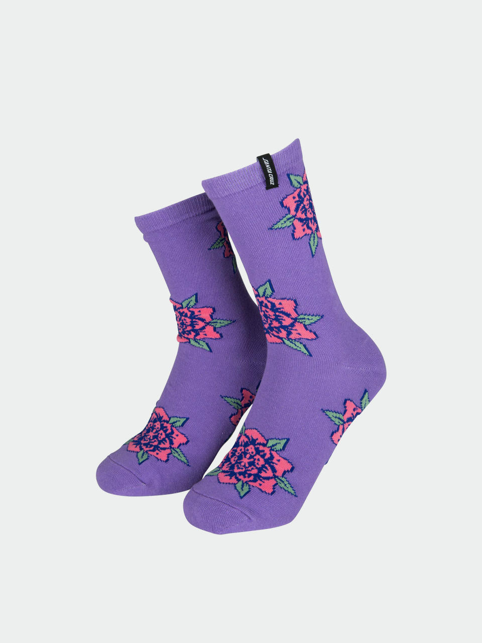 Santa Cruz Socken Flower Set 2 Pack Wmn (purple/washed black)