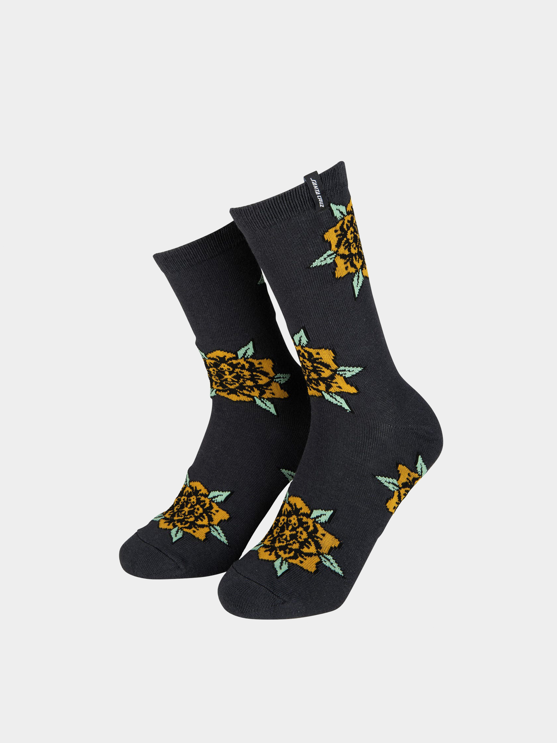 Santa Cruz Socks Flower Set 2 Pack Wmn (purple/washed black)