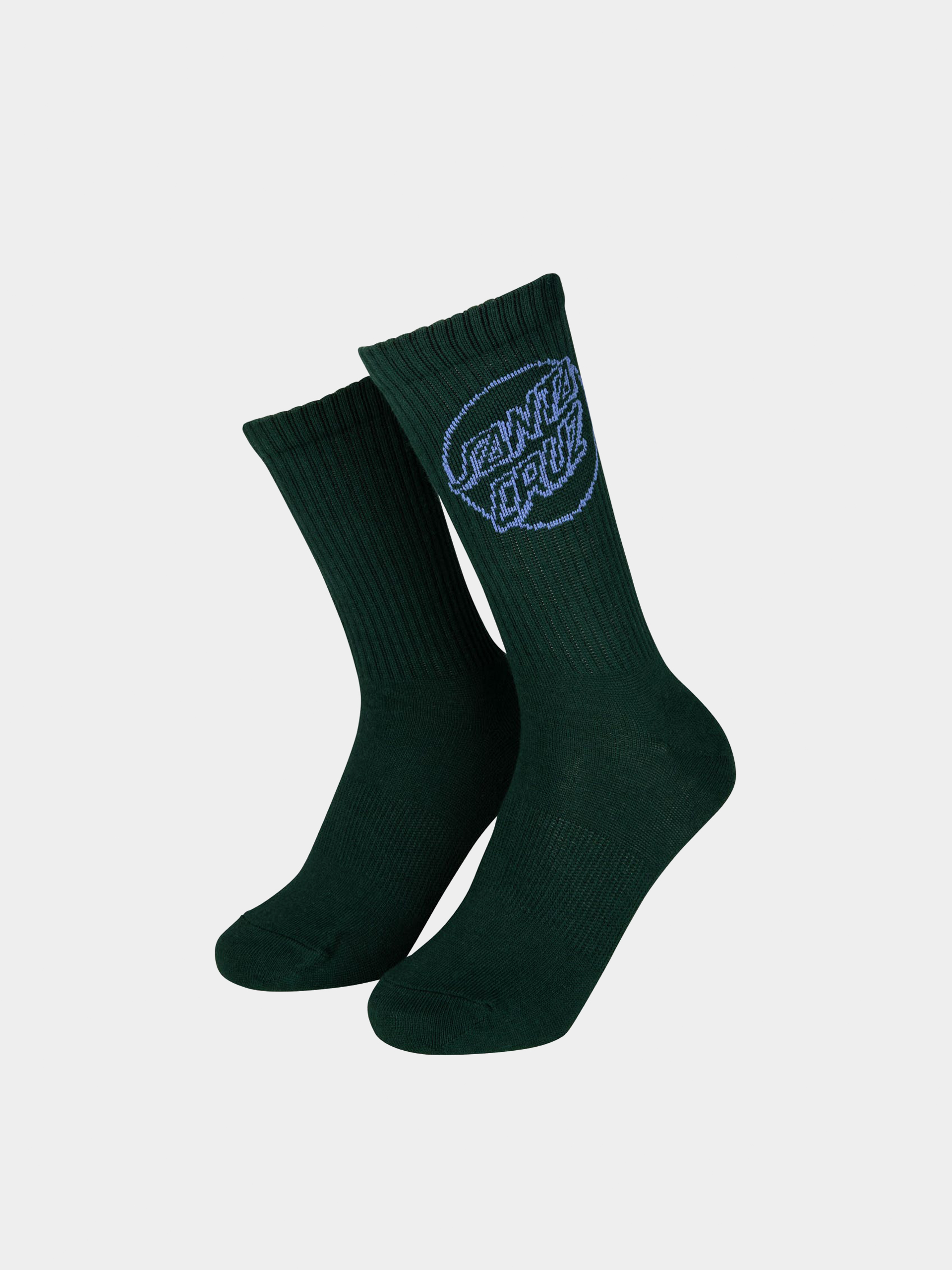 Santa Cruz Socks Opus Dot 2 Pack Wmn (off white/emerald)