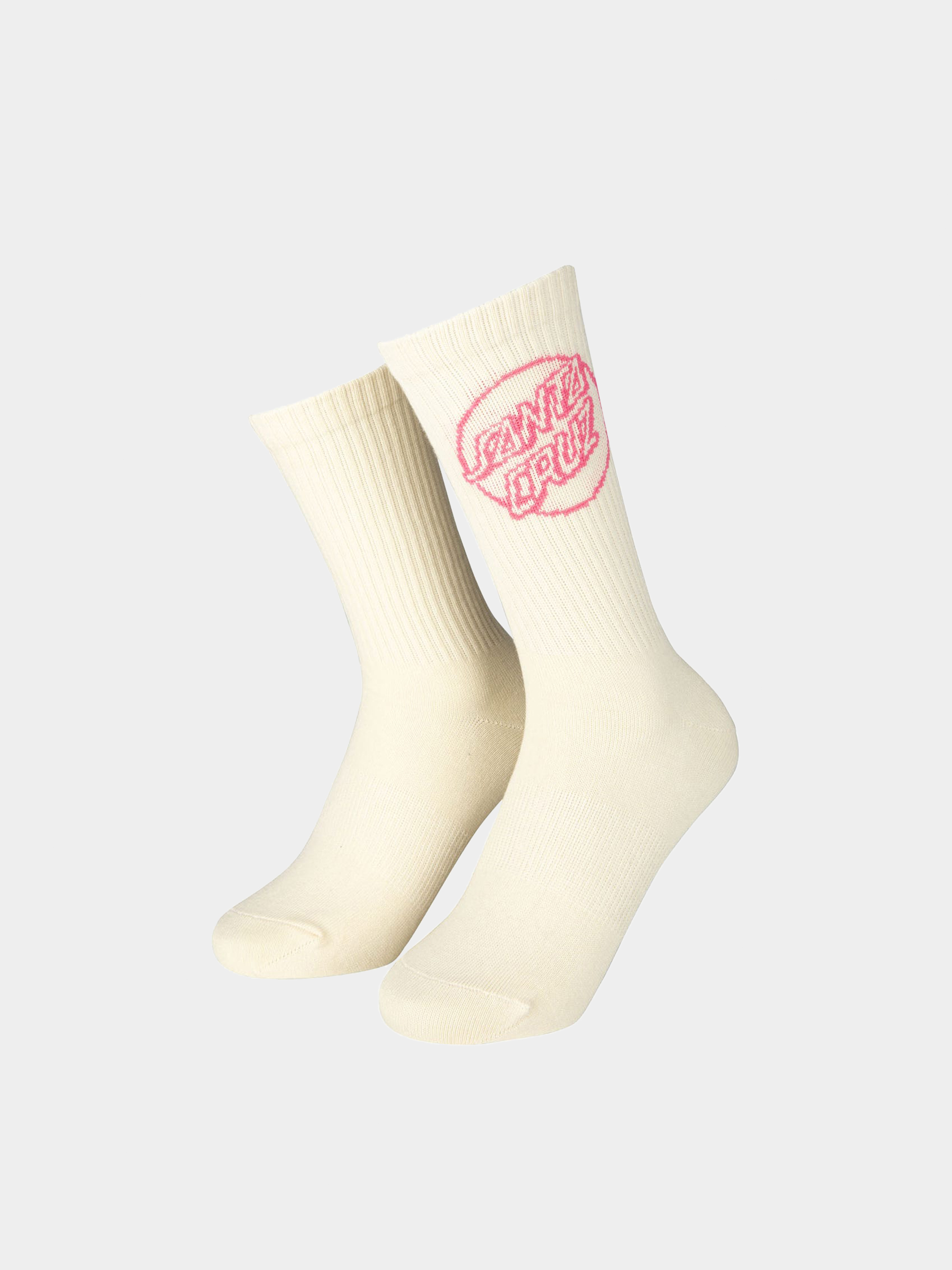 Santa Cruz Socks Opus Dot 2 Pack Wmn (off white/emerald)