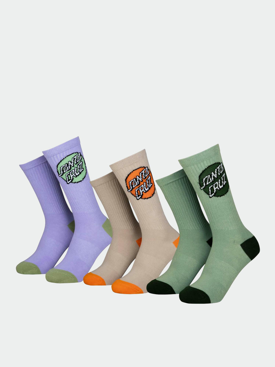 Santa Cruz Socks Pop Dot 3 Pack Wmn (assorted)