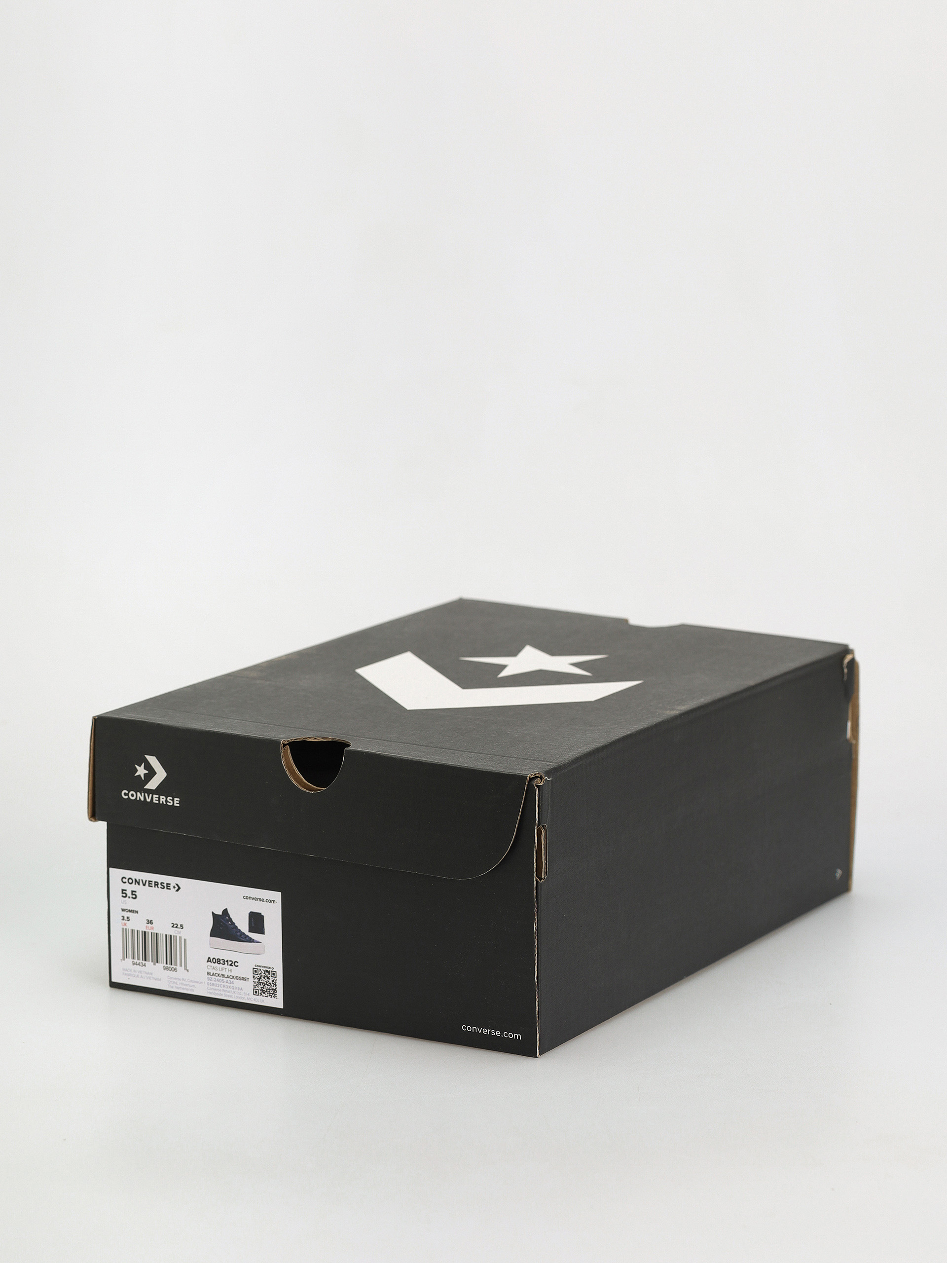 Converse Chuck Taylor All Star Lift Hi Wmn Chucks (black/black/egret)