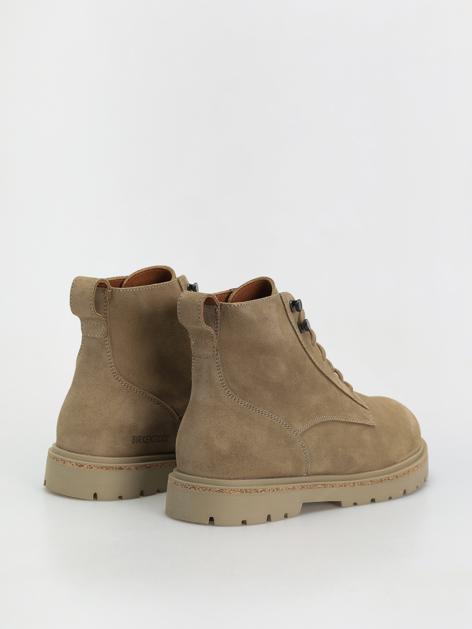 Birkenstock Highwood Lace Mid Suede Leather Regular Schuhe (taupe)