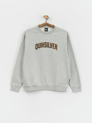 Quiksilver Graphic Crew Sweatshirt (light grey heather)