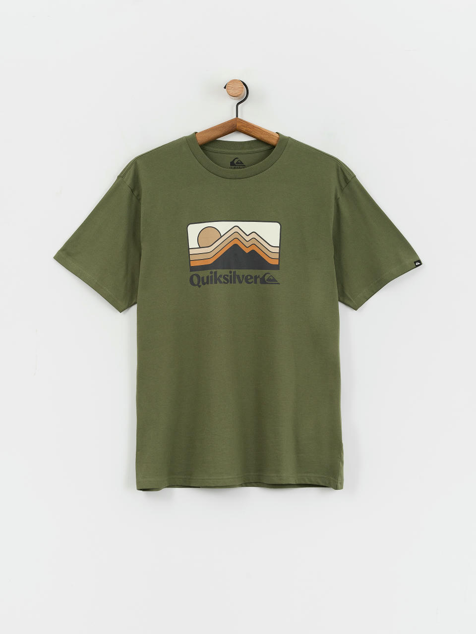 Quiksilver Qs Gradient Mountains T-Shirt (four leaf clover)