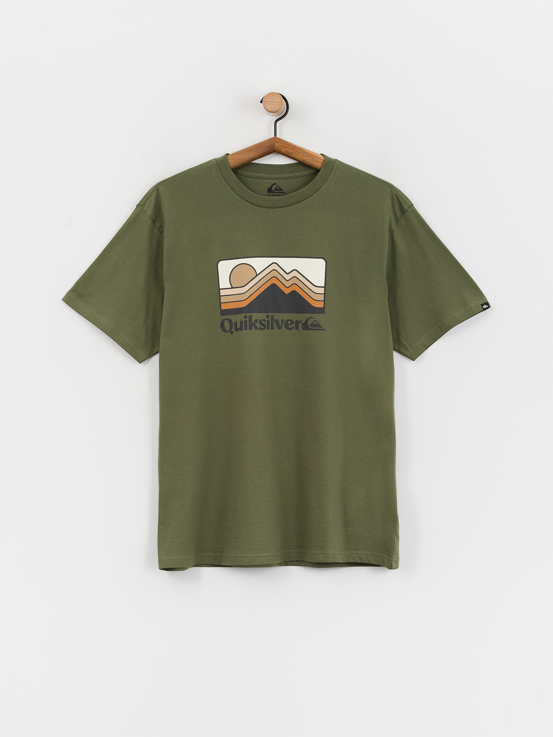 Quiksilver Qs Gradient Mountains T-Shirt (four leaf clover)