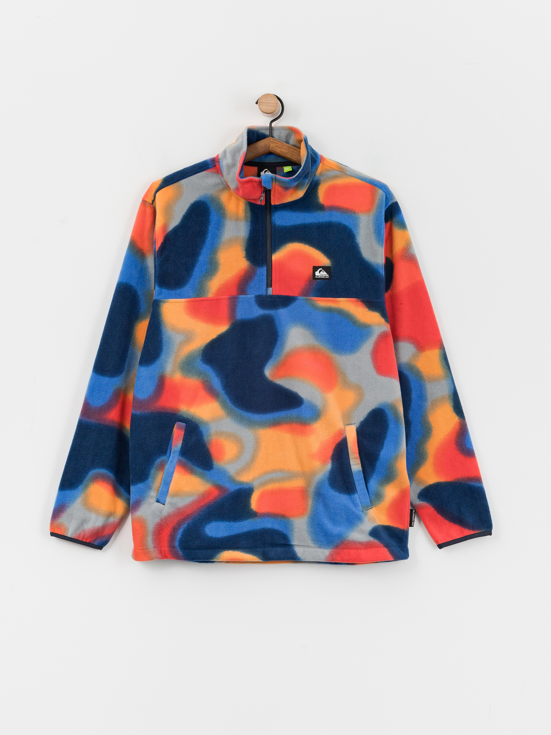 迷彩 quiksilver サーマル カモ柄 Quiksilver Surf Days 1/2 Zip Fleece - multicolor (surf days spray