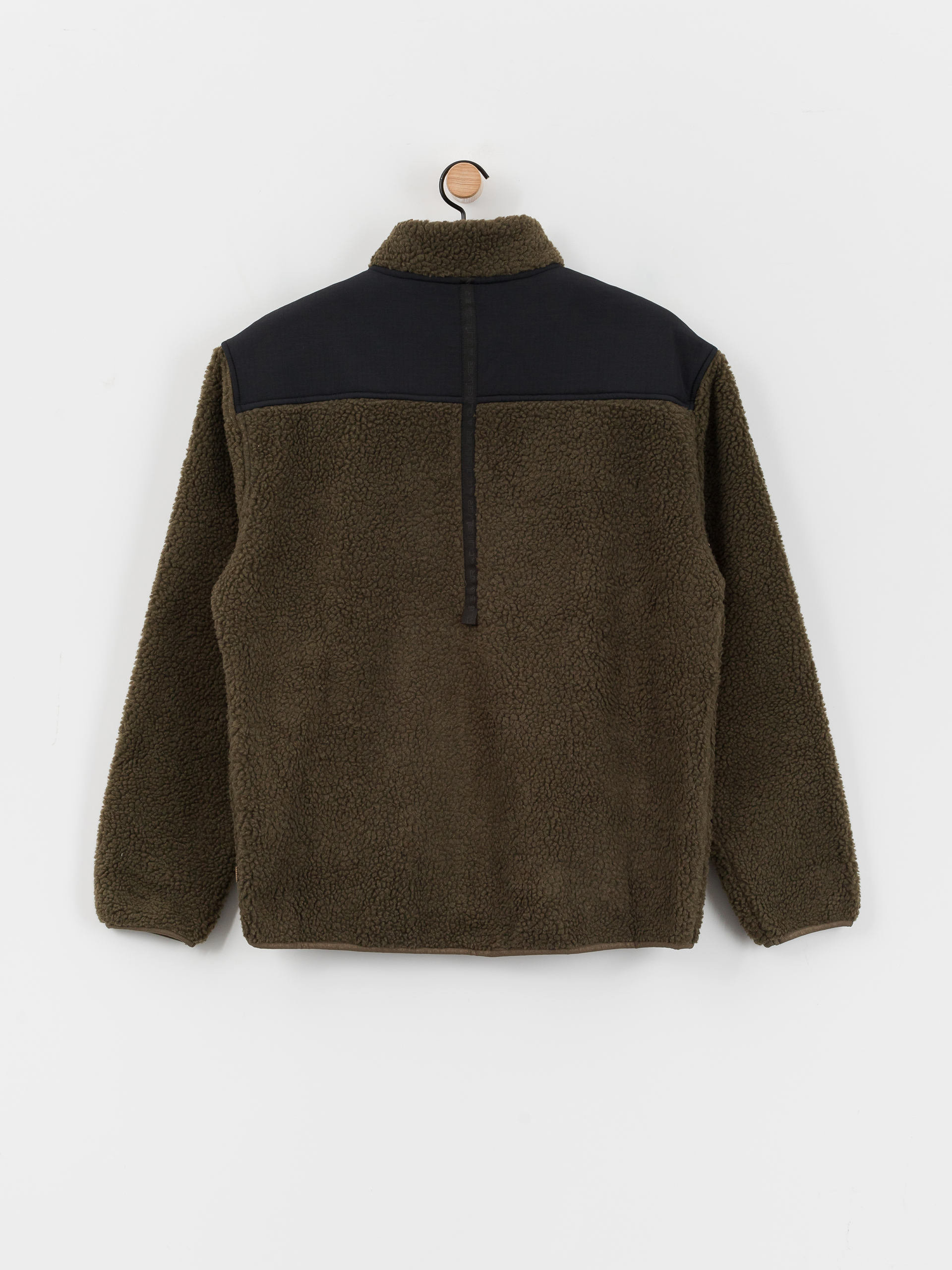 Mens Quiksilver Shallow Water FZ Fleece  (canteen)