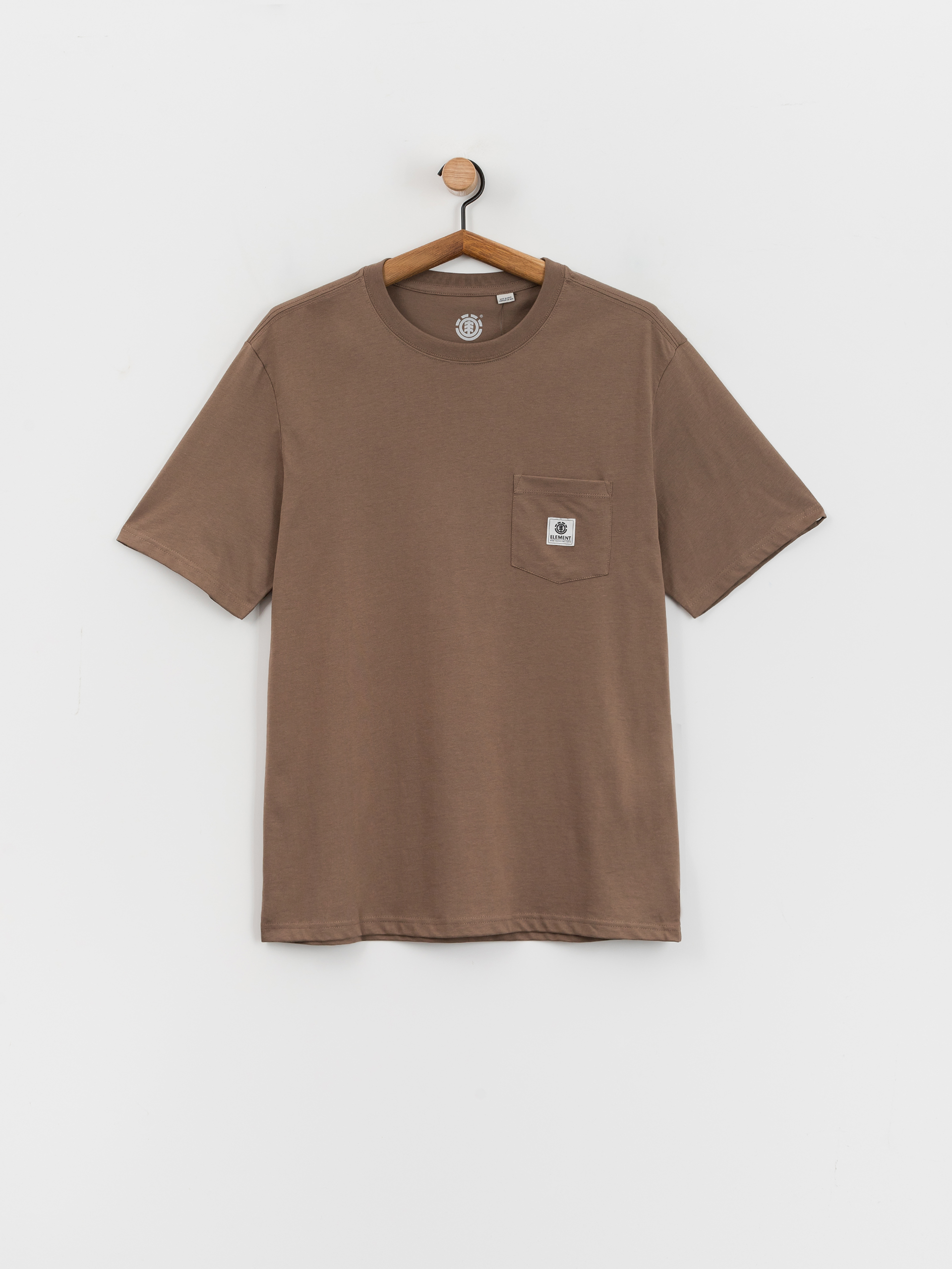 Element Jungen Basic T-Shirt, 1er Pack – Aus Bio-Baumwolle, Mit Brusttasche & Label