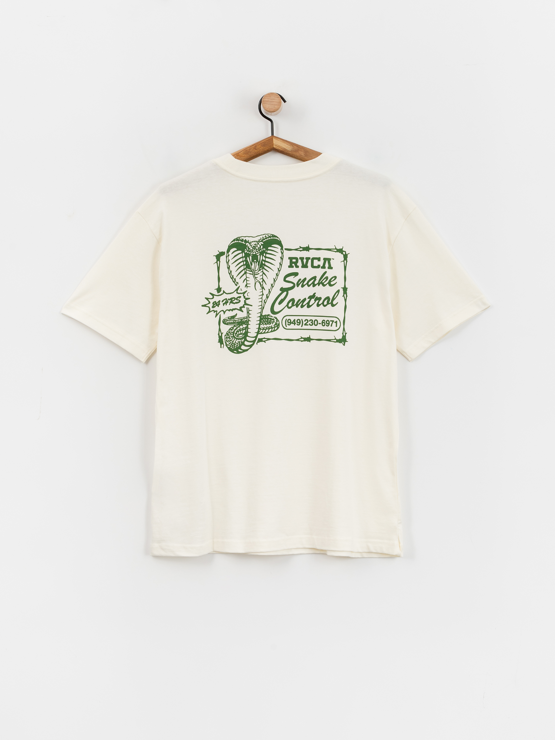 RVCA Cobra Service T-Shirt (antique white)