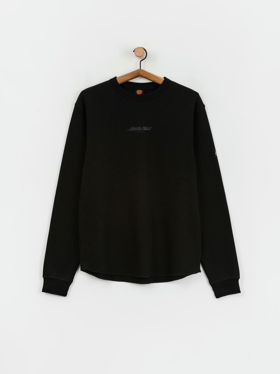 Santa Cruz Flame Strip Waffle Longsleeve (black)