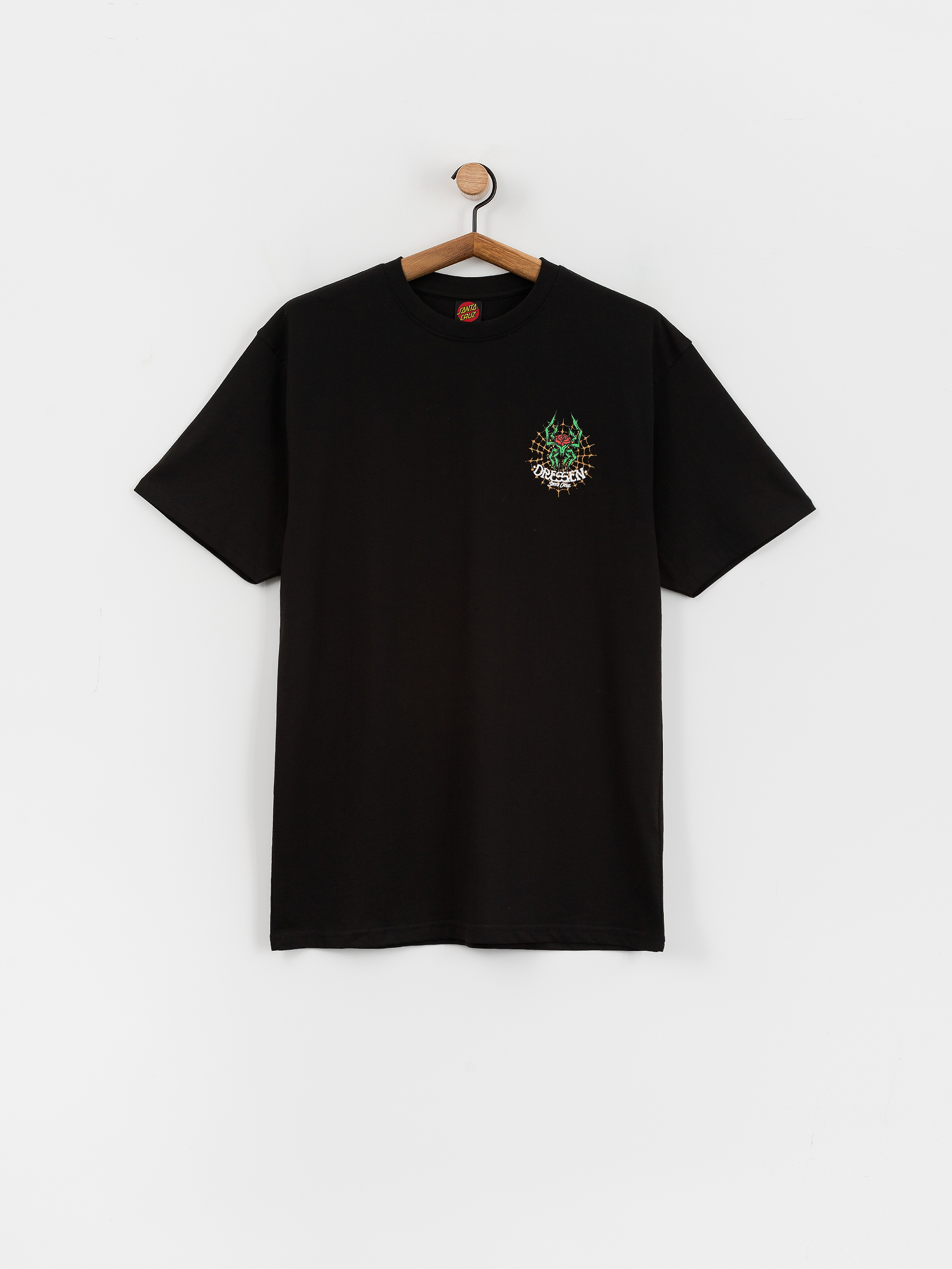 Santa Cruz Dressen Rose Cross 2 T-Shirt - black (black)