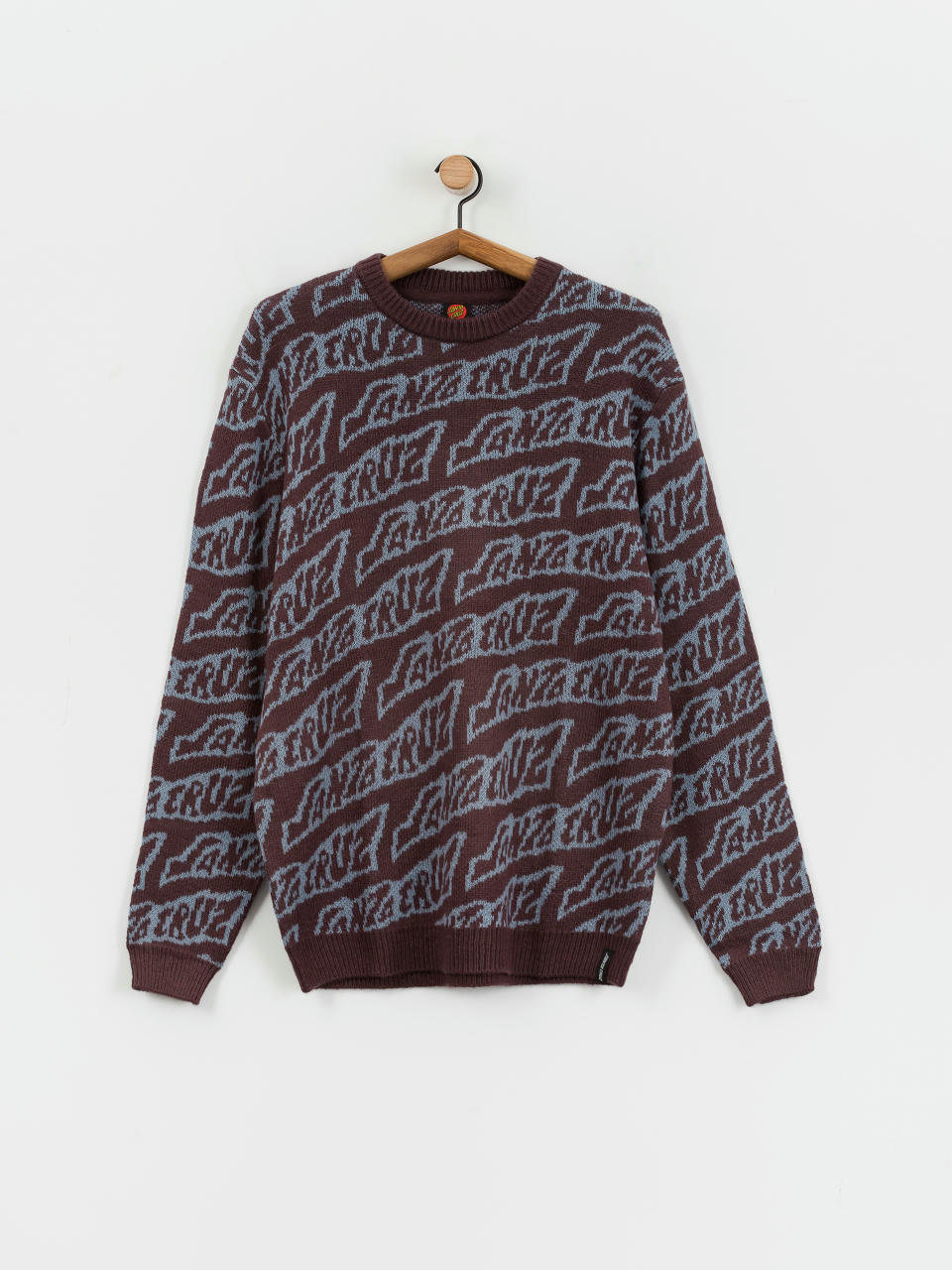 Santa Cruz Creep Repeat Sweatshirt (blackcurrant creep repeat)