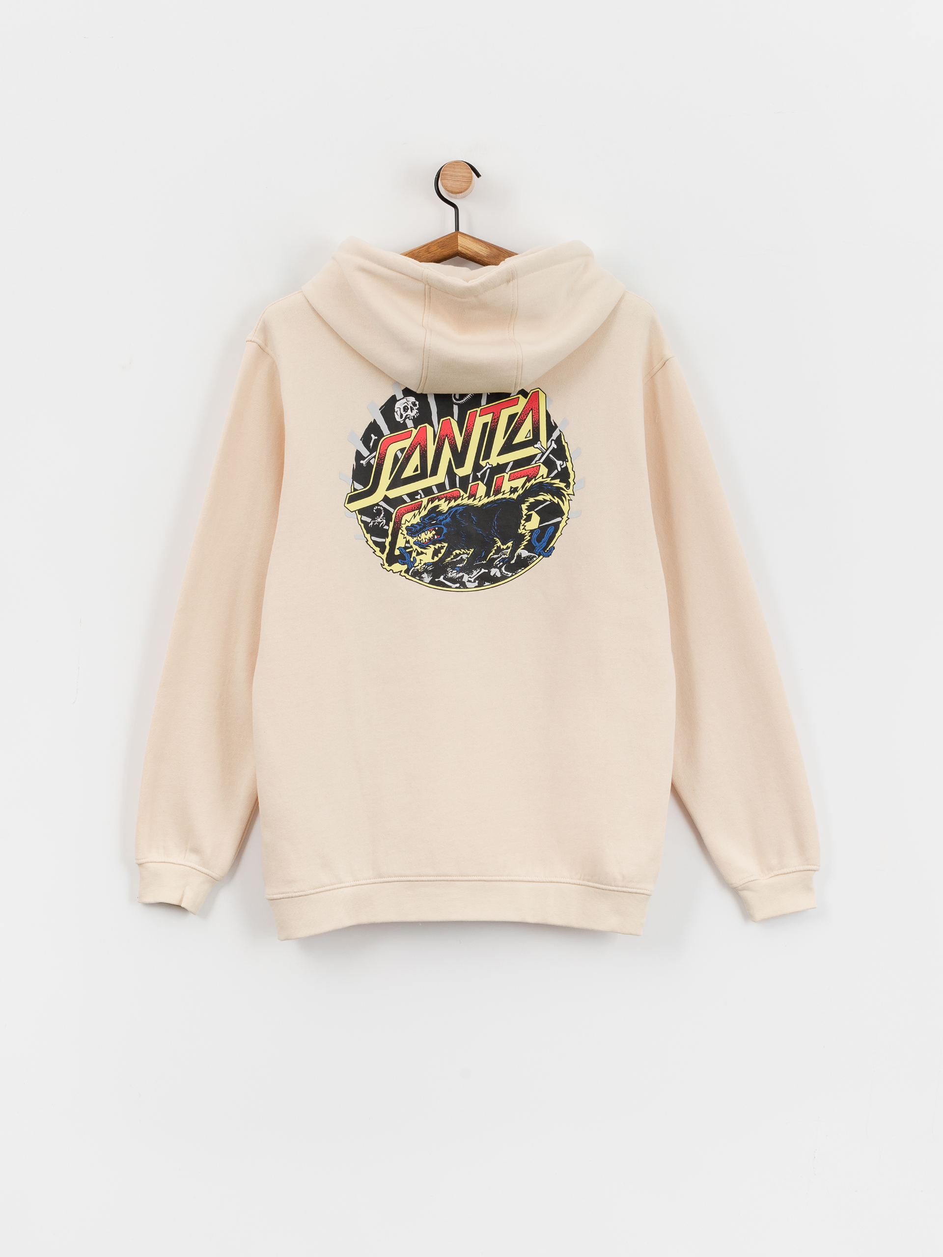 Santa Cruz Kendall Wolf Dot Sweatshirt (chalk)