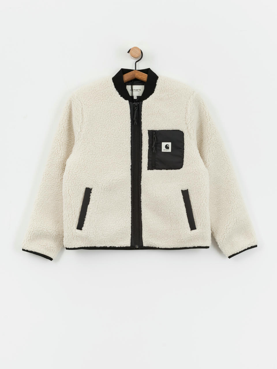 Carhartt WIP Janet Wmn Fleece  (moonbeam/black)