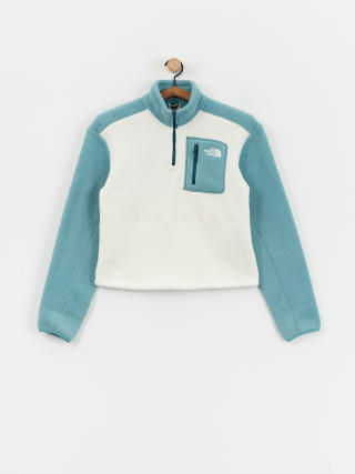 The North Face Yumiori 1/4 Zip Wmn Fleece  (algae blue/white dune/m)