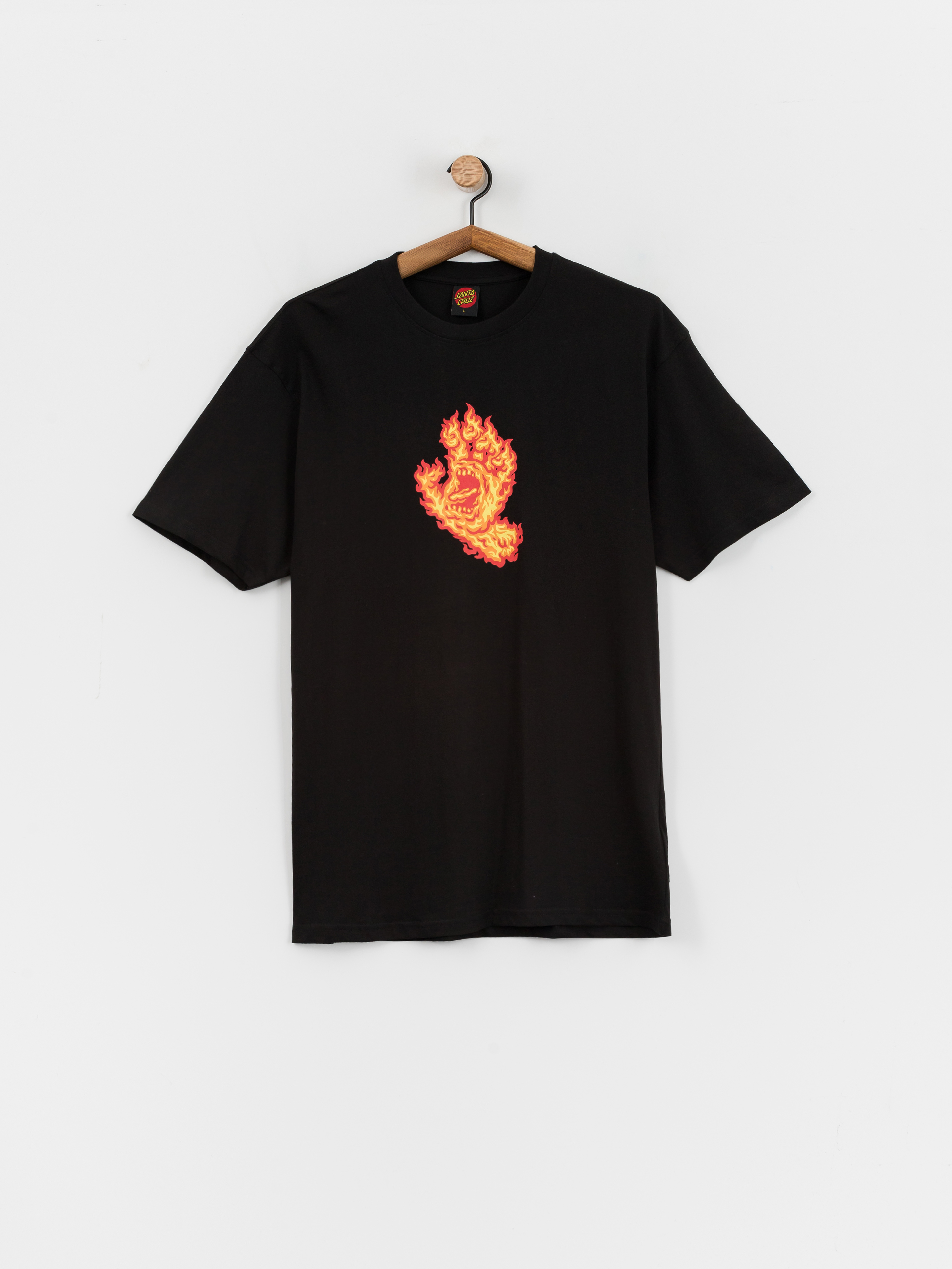 Santa Cruz Flame Hand T-Shirt (black)